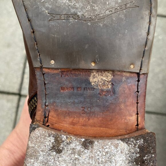 FIORENTINI + BAKER brown leather boots, EUR 39 / US 9, made in Italy - Picture 9 of 10